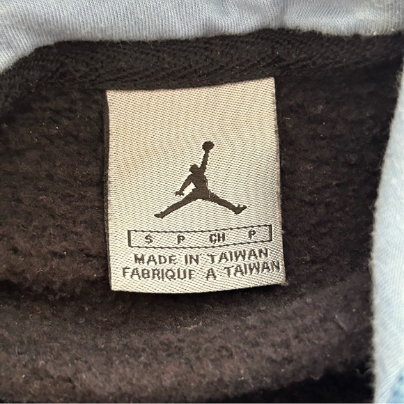 Jordan Jumpman 23 Hoodie Black Blue Pullover Fleece Sweatshirt Size Small - Picture 7 of 8